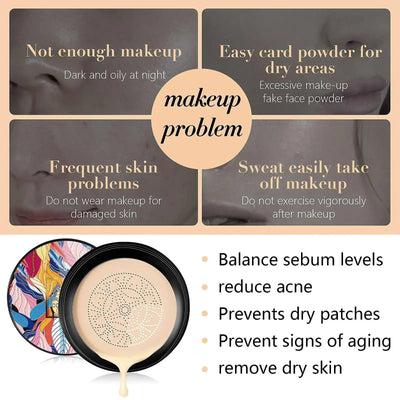 Buy 1 Get 1 Free Sunisa 3 in 1 Air Cushion Waterproof foundation CC Cream