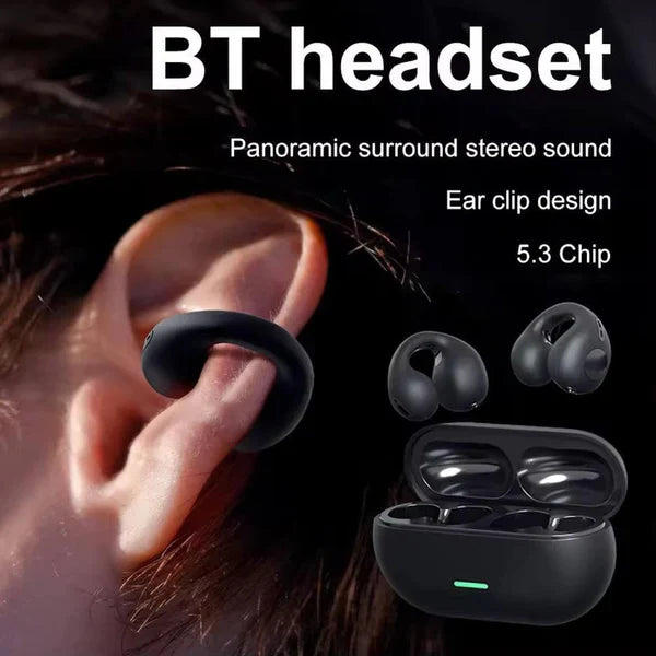 Wireless Ear Clip Earbuds | Bluetooth 5.3 TWS Sports Headset 🎧