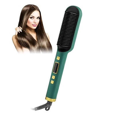 Hair Straightener Comb | 5 Temp Control | Unisex Styler Brush
