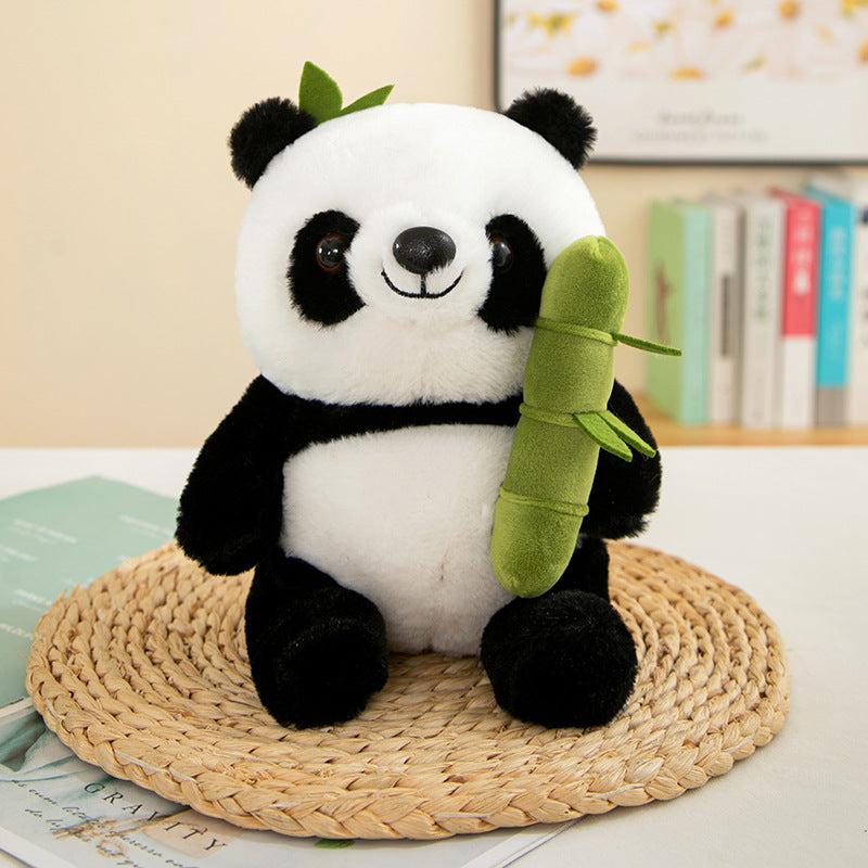 Reversible Bamboo Panda Plush Toy – Cute 30cm Soft Toy 🐼