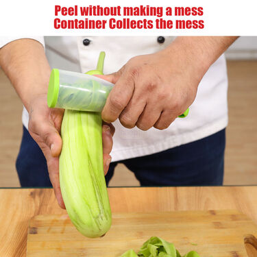 10 Sec Veg & Onion Push Chopper + Peeler Combo (PC8)