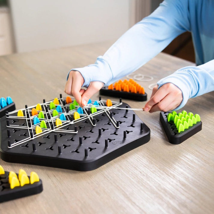 Triangle Rubber Game – 2-4 Players | 70% OFF 🎯