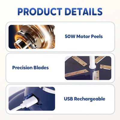 ✨HOT SALE 50% OFF ✨Portable Automatic Electric Fruit Peeler